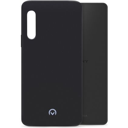 Mobilize Rubber Gelly Coque Sony Xperia 10 V Coque arrière en TPU Souple - Matt Black