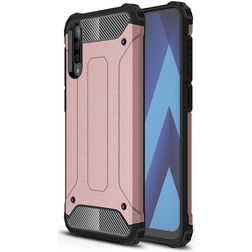 Mobigear Outdoor Coque Samsung Galaxy A50 Coque arrière Rigide Anti-Chocs - Rose doré
