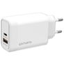 4Smarts VoltPlug - Double USB / USB-C Power Delivery 45W - Blanc