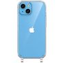 Mobigear Mix & Match Transparent iPhone 15 TPU souple Coque avec cordon - Transparent