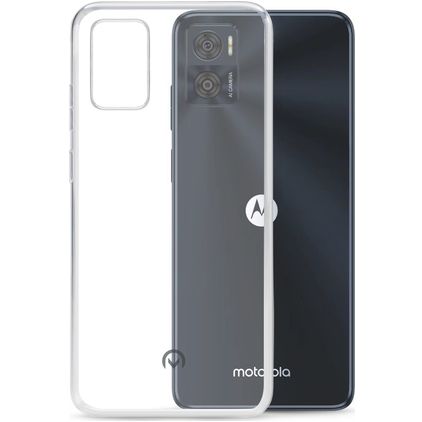 Mobilize Gelly Coque Transparente Motorola Moto E22i Coque arrière en TPU Souple - Transparent