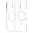 Mobiparts Hardcover Transparent iPhone 16 Pro Max MagSafe Plastique rigide Coque arrière - Transparent