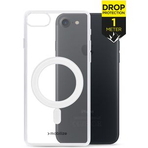 Mobilize Naked Protection Coque Transparente iPhone SE (2020) MagSafe Coque arrière Rigide Anti-Chocs - Transparent