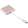 Mobigear - Hub USB-C vers HDMI / USB-A / USB-C - Or