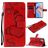 Mobigear Butterfly Housse OPPO Reno 4 Etui Porte-Monnaie - Rouge