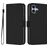 Mobigear Urban Wallet Housse iPhone 16 Plus Etui Porte-Monnaie - Noir