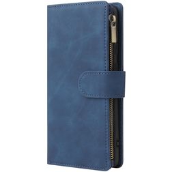 Mobigear Zipper Housse Samsung Galaxy A71 Etui Porte-Monnaie - Bleu