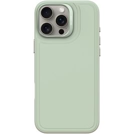 Decoded Stacks Coque iPhone 16 Pro Max MagSafe Coque arrière en Silicone - Mist Green