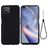 Mobigear Rubber Touch Coque OPPO Reno 4 Z 5G Coque arrière en Silicone - Noir