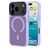 Mobiparts Hardcover iPhone 17 Pro MagSafe Plastique rigide Coque arrière - Satin Lila