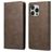 Mobigear Wallet Housse iPhone 16 Pro Etui Porte-Monnaie - Marron
