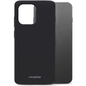 Mobilize Rubber Gelly Coque OnePlus 15 Coque arrière en TPU Souple - Noir