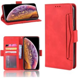 Mobigear Slide Wallet Housse iPhone 11 Etui Porte-Monnaie - Rouge