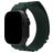 Mobilize Alpine Bracelet Nylon Apple Watch Fermeture boucle ardillon - 42/41/40/38 mm - Vert foncé