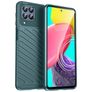 Mobigear Groove Coque Samsung Galaxy M53 Coque arrière en TPU Souple - Vert