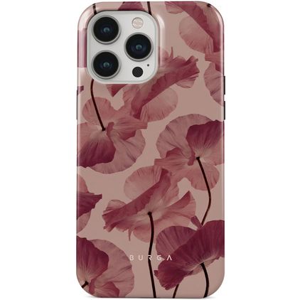 Burga Tough Coque iPhone 15 Pro Coque arrière Rigide Anti-Chocs - Tender Kiss