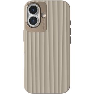 Nudient Bold Coque iPhone 16 MagSafe Coque arrière Rigide - Linen Beige