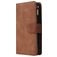 Mobigear Zipper Housse Huawei P40 Etui Porte-Monnaie - Marron