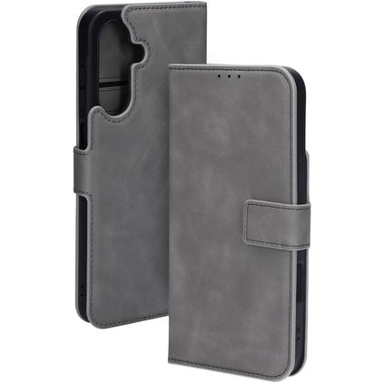 Mobiparts Classic Wallet Housse Samsung Galaxy A26 MagSafe Etui - Granite Grey