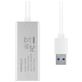 Macally U3GBA - Adaptateur USB-A vers Ethernet - Blanc