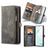 Caseme 008 Housse Samsung Galaxy S20 Etui avec Coque Détachable Porte-Monnaie - Noir