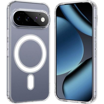 Mobigear Crystal Coque Transparente Google Pixel 11 Pro MagSafe Coque arrière Rigide - Transparent