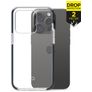 Mobilize Shatterproof Coque iPhone 15 Pro Coque arrière Rigide Anti-Chocs - Transparent / Noir