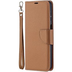 Mobigear Excellent Samsung Galaxy A12 Étui Portefeuille - Cognac