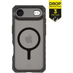 ITSKINS Level 2 HybridMagFrost R Coque iPhone Air MagSafe Coque arrière Rigide Anti-Chocs - Noir
