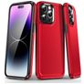 Mobigear Slim Armor iPhone 15 Pro Max Plastique rigide Coque arrière Antichoc - Rouge