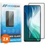 Mobigear Premium Xiaomi Mi 11i Verre trempé Protection d'écran - Compatible Coque - Noir (Lot de 2)