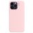 Nudient Base Coque iPhone 14 Pro Max Coque arrière en Silicone - Baby Pink
