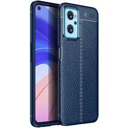 Mobigear Luxury Coque Realme 9i Coque arrière en TPU Souple - Bleu