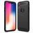 Mobigear Brushed Slim Coque iPhone XR Coque arrière en TPU Souple - Noir