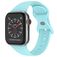 Mobigear Sport Dual Bracelet Silicone Apple Watch Fermeture à clou et passant - 49/46/45/44 mm - Baby Blue