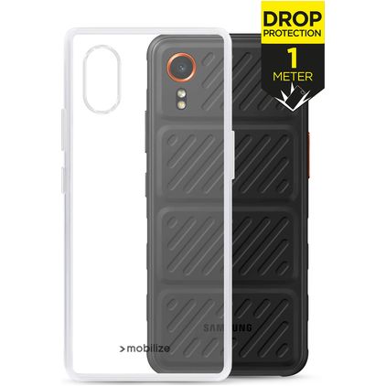Mobilize Naked Protection Coque Transparente Samsung Galaxy Xcover 7 Coque arrière Rigide Anti-Chocs - Transparent
