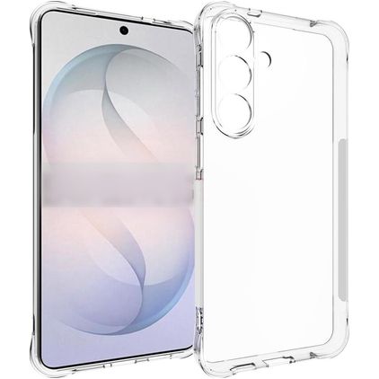 Mobigear Cushion Coque Transparente Samsung Galaxy S26 FE Coque arrière en TPU Souple - Transparent
