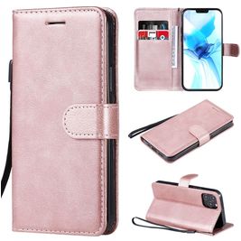 Mobigear Solid Wallet Case Rose Gold Apple iPhone 12/12 Pro