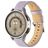 Mobigear Stitched Bracelet Cuir pour Smartwatch Fermeture boucle ardillon - 22 mm - Violet
