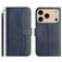 Mobigear S Line Housse iPhone 17 Pro Etui Porte-Monnaie - Bleu Marin