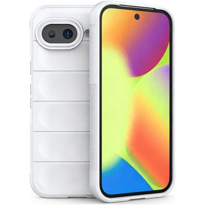 Mobigear Bumpy Coque Google Pixel 10a Coque arrière en TPU Souple - Blanc