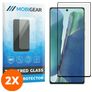 Mobigear Curved Samsung Galaxy Note 20 Verre trempé Protection d'écran - Compatible Coque - Noir (Lot de 2)