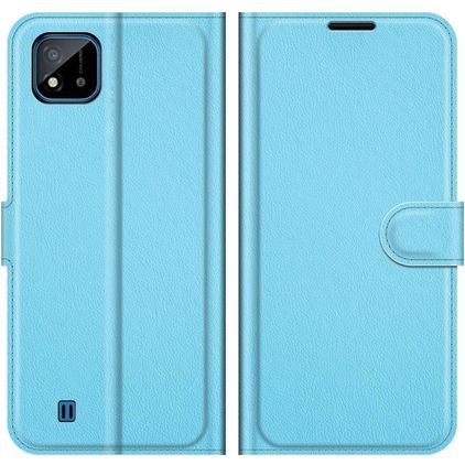 Mobigear Classic Housse Realme C11 (2020) Etui Porte-Monnaie - Bleu