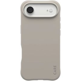 CARE by PanzerGlass Fashionable Coque iPhone Air MagSafe Coque arrière en Silicone - Vanilla