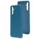 Mobiparts Coque Samsung Galaxy A13 5G Coque arrière en Silicone - Blueberry Blue