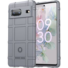 Mobigear Rugged Shield Coque Google Pixel 7 Coque arrière en TPU Souple Anti-Chocs - Gris Mobigear Rugged Shield Coque Google Pixel 7 Coque arrière en TPU Souple Anti-Chocs - Gris