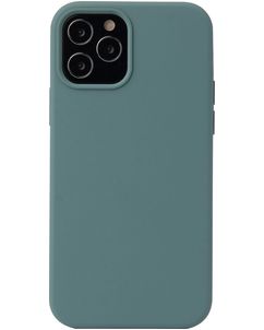 Mobigear Rubber Touch Coque iPhone 13 Mini Coque arrière en Silicone - Pine Green