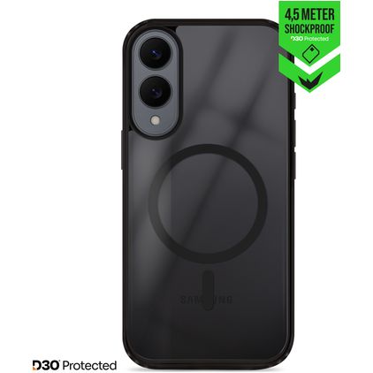Striker X-Core Xtreme Impact Coque Samsung Galaxy S25 Edge MagSafe Coque arrière Rigide Anti-Chocs - Noir