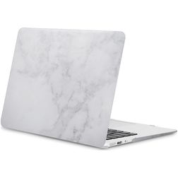 Xccess Protection MacBook Pro 13 pouces (2008-2012) Coque rigide pour MacBook - White Marble - Modèle A1278