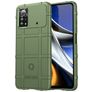 Mobigear Rugged Shield Coque POCO X4 Pro 5G Coque arrière en TPU Souple Anti-Chocs - Vert